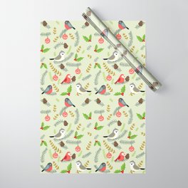 Christmas Birds Wrapping Paper