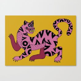Modern Korean Tiger illustration Canvas Print