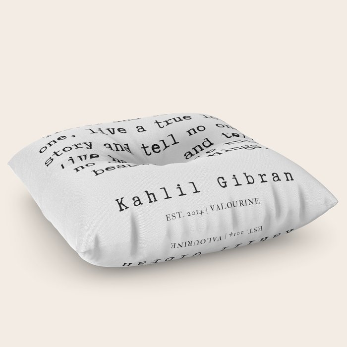 26 Kahlil Gibran Quotes 190701 Floor Pillow By
