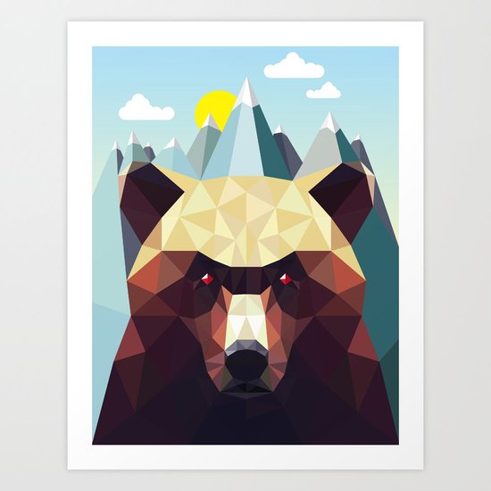 Bear Mountain Art Print