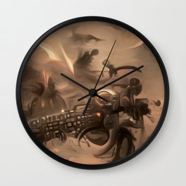 Alien War Wall Clock