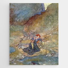 “Listening to the Ocean” by Edmund Dulac (1919) Jigsaw Puzzle