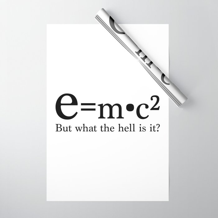 E=mc2 by Beebox Wrapping Paper