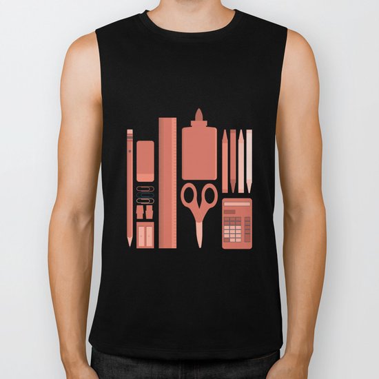 School House Monotone Biker Tank