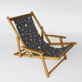 Festive confetti and stars party pattern Sling Chair