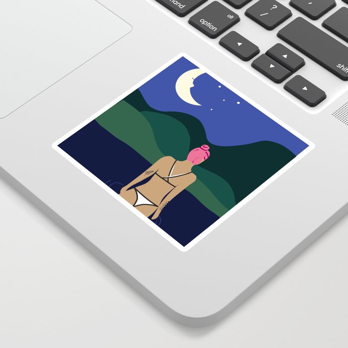 Midnight Lake Sticker