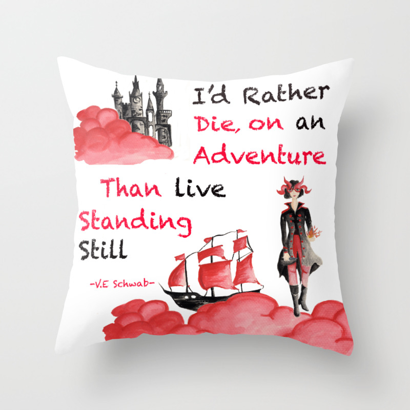 Delilah Bard A Darker Shade Of Magic Quote Throw Pillow By Twinklecanvas Society6
