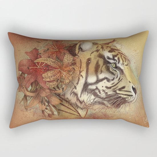 Tigerlily Rectangular Pillow