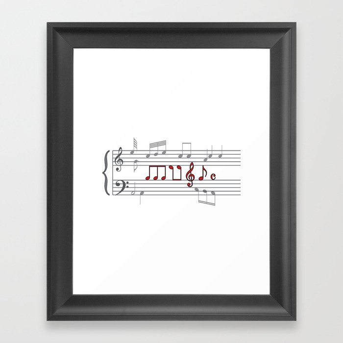 Music Framed Art Print