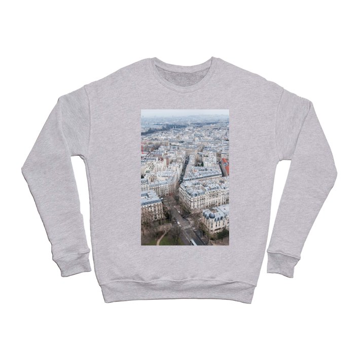 Paris aerial view Crewneck Sweatshirt