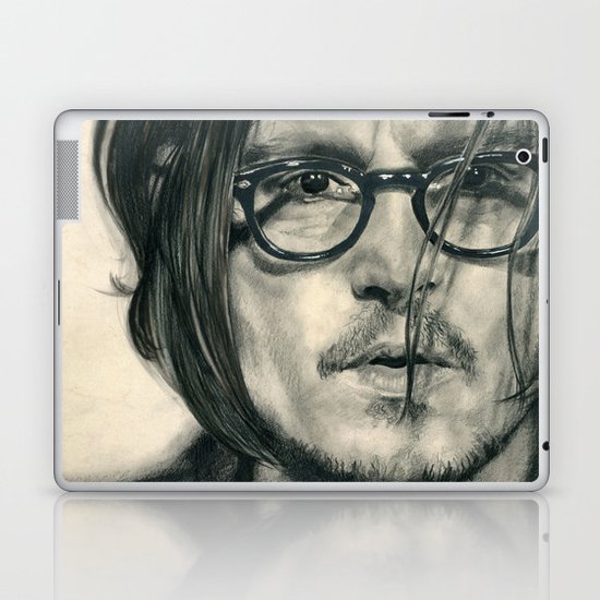 Secret Window Traditional Portrait Print Laptop & iPad Skin