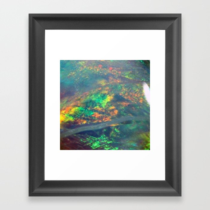 Fire Opal Framed Art Print