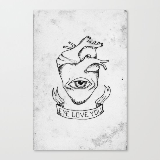 EYE LOVE YOU Canvas Print