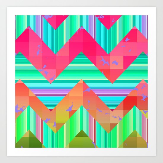 Tropical Punch Art Print