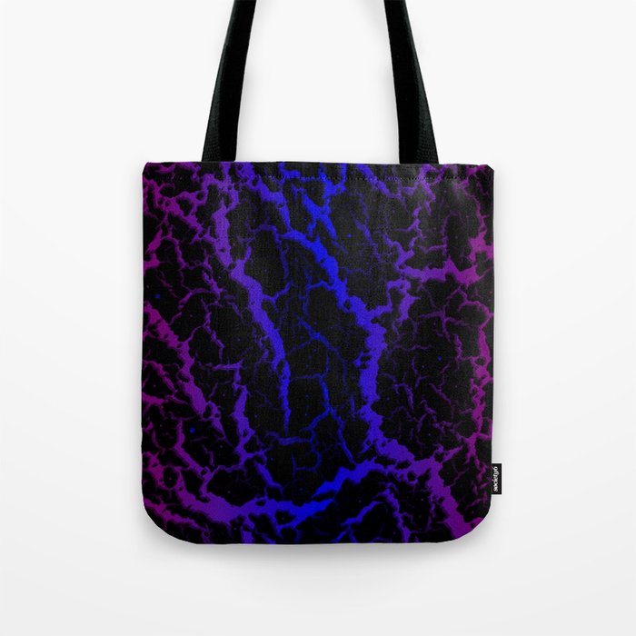 Cracked Space Lava - Purple/Blue Tote Bag