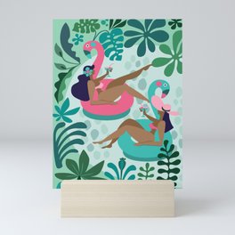 Summer girls Mini Art Print