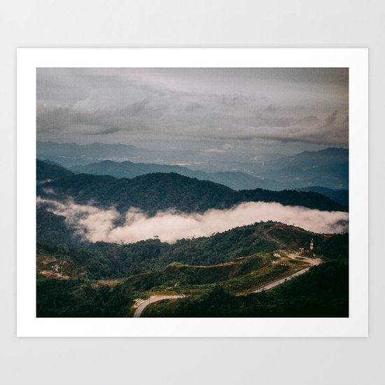 hiking in malaysia Art Print