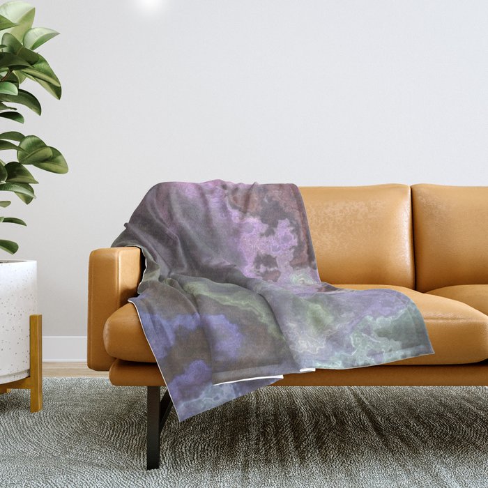 Abstract Marble Texture 377 Throw Blanket