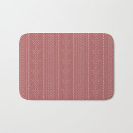 Needlepoint Arrows on Dark Dusty Rose Bath Mat | Drawing, Needlepoint, Stitches, Rose, Pattern, Seemless, Dusty, Pink, Digital, Simple 