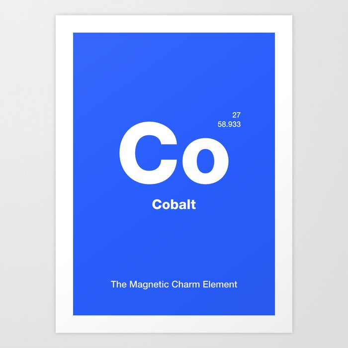 Cobalt Art Print