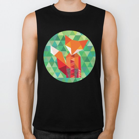Fox in the woods Biker Tank