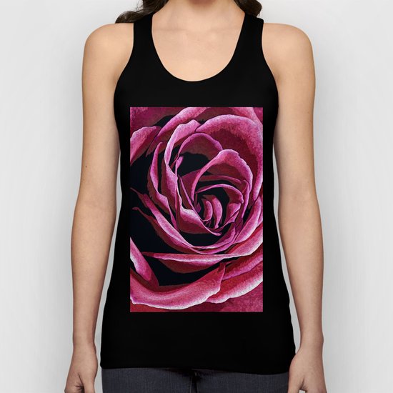 Rose Sketch Unisex Tank Top