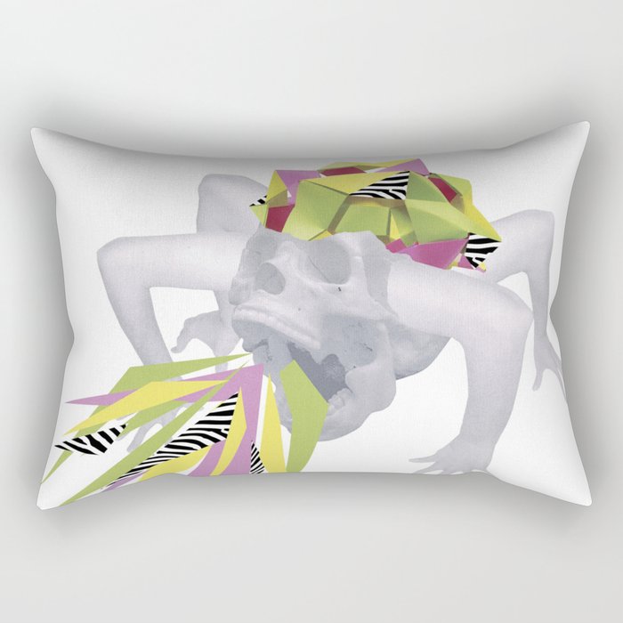 King Skull Rectangular Pillow