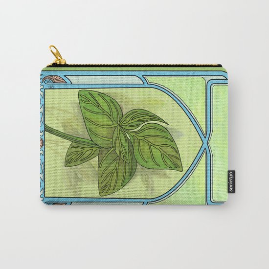 Art nouveau. Basil. Carry-All Pouch