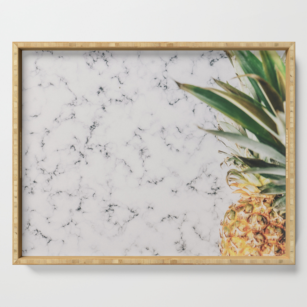 Pineapple Marble Serving Tray by nauticaldecor
