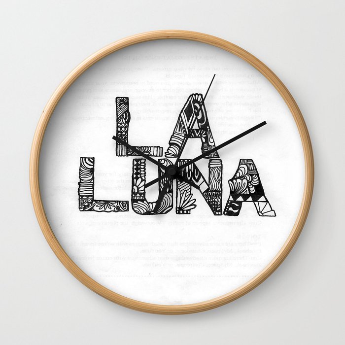 La Luna (The Moon) Wall Clock