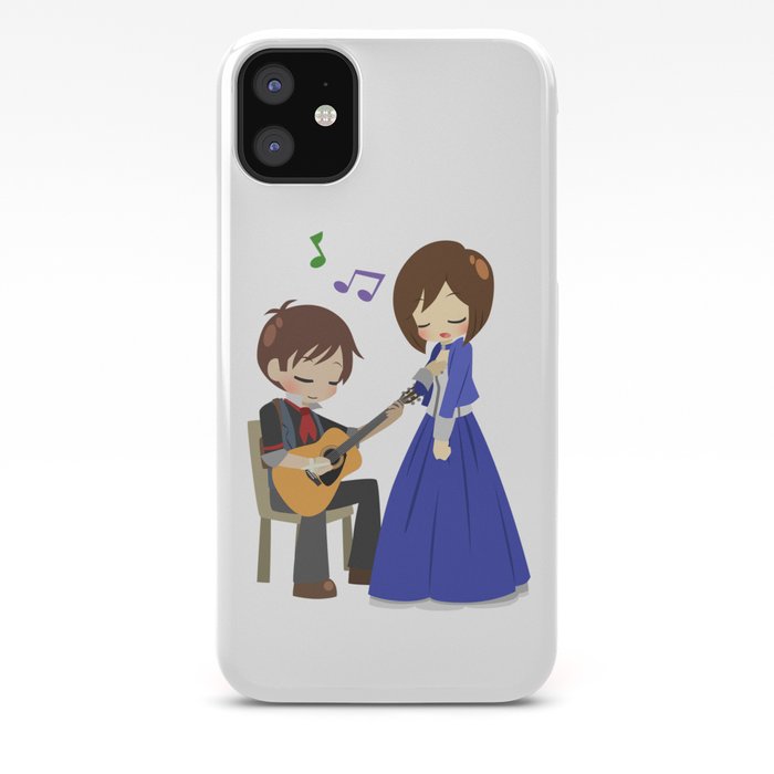 Bioshock Infinite Booker And Elizabeth Iphone Case By Chocominto