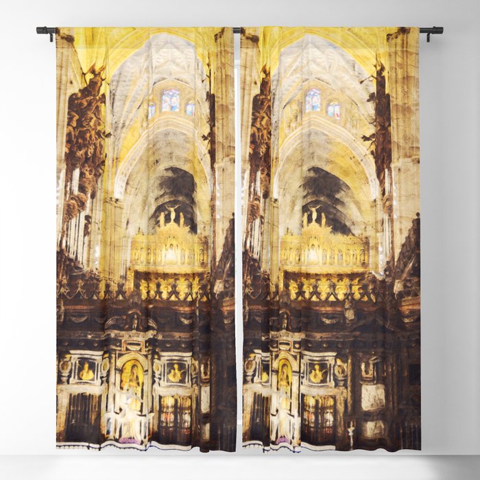 Seville, Gothic Cathedral Blackout Curtain