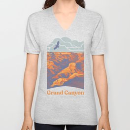 Grand Canyon National Park V Neck T Shirt