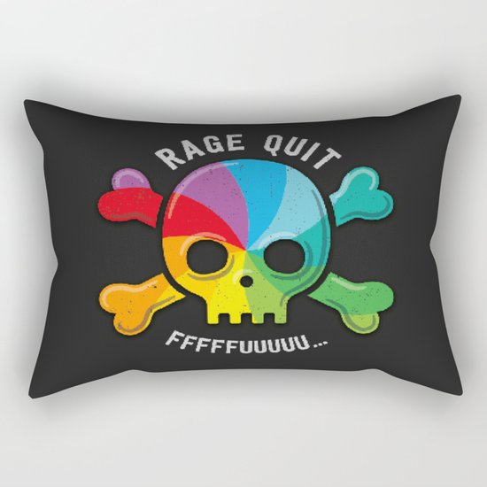 Spinning Beachball of Death Rectangular Pillow