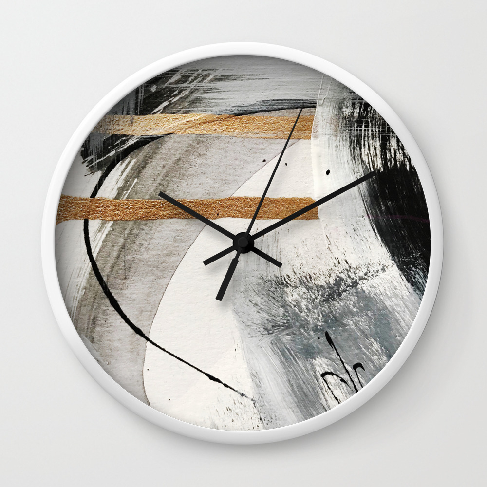 Armor 7 A Bold Minimal Abstract Mixed Media Piece In Gold