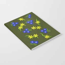 Spring Flowers notebook by Designed by Liv Notebook