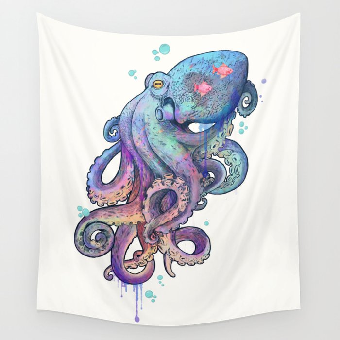 octopus  Wall Tapestry