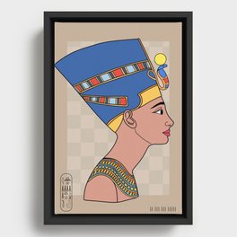 Queen Nefertiti Framed Canvas