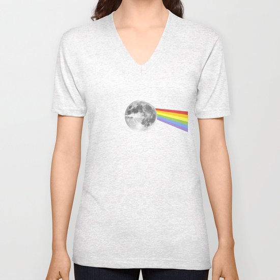 Dark Side of the Moon. Unisex V-Neck