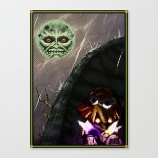 Pixel Art series 19 : 3 DAYS Canvas Print