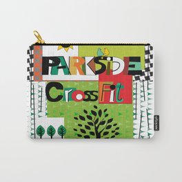 Parkside Carry-All Pouch | Graphicdesign, Trees, Fitness, Sunny, Green, Nature, Colorful, Wellbeing, Art, Printdesign 
