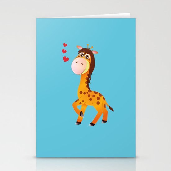 Little One Giraffe Stationery Cards