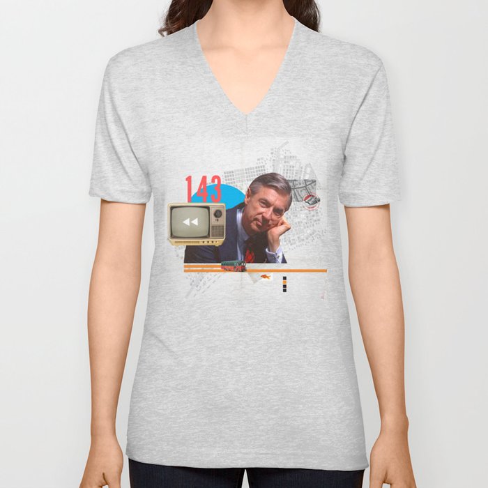 Mr. Rogers 143 V Neck T Shirt