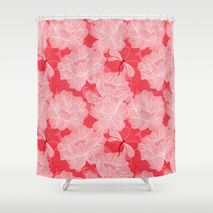 poppies Shower Curtain