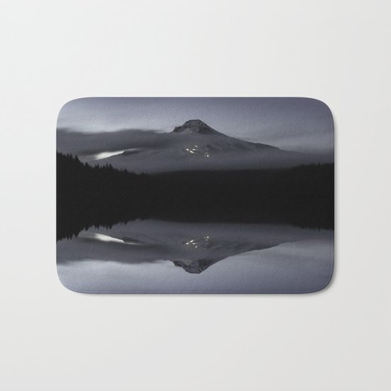 Trillium Lake Reflection Bath Mat