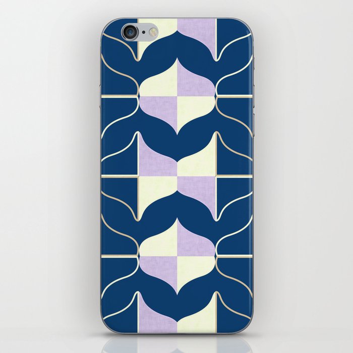 WHALE SONG Midcentury Modern Organic Shapes iPhone Skin