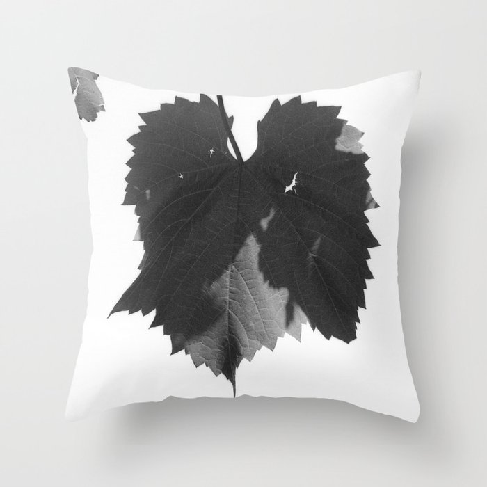 Untitled (Vine leaf you idiot) Throw Pillow
