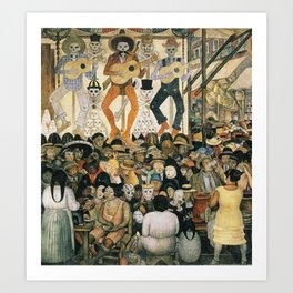 The Day of the Dead by Diego Rivera Art Print