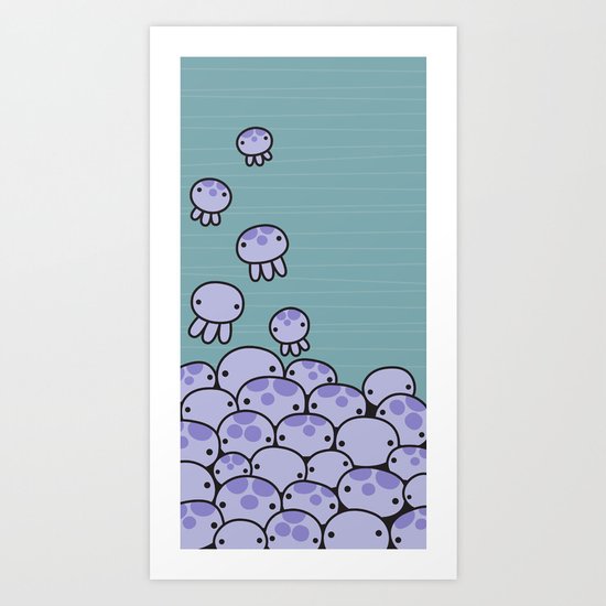 Octo Attack Art Print