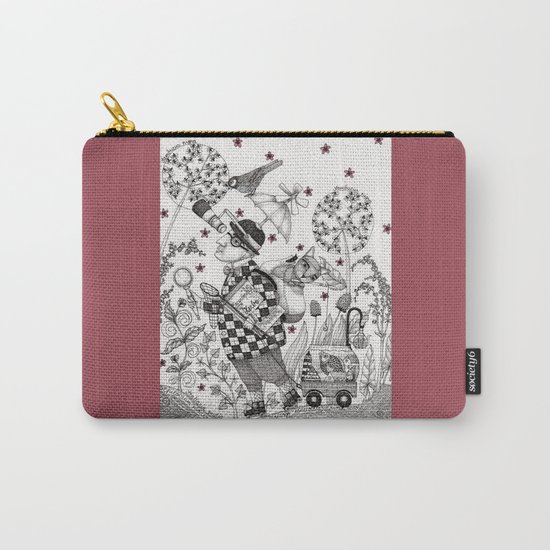 Mr. Hat goes to the Park Carry-All Pouch